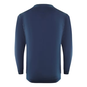 Cavalli Class Diamond Tiger Design Navy Blue Sweatshirt