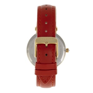 Bertha Emily Moeder van Parel Lederen Horloge met Band