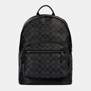 West Backpack in Signature Bag