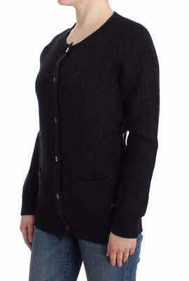 John Galliano Kvinnors Svart Ullcardigan