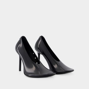 Nude Stilettos Pumps - Courreges - PVC - Svart
