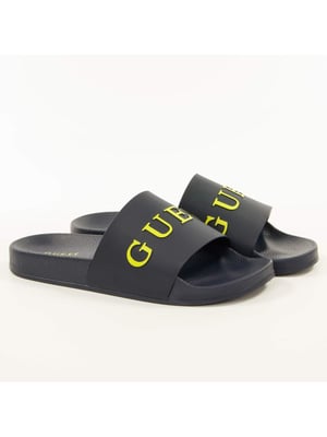 Guess herensandalen met reliëflogo