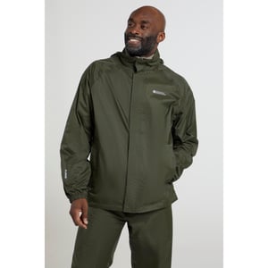 Mountain Warehouse Heren Pakka II Waterdichte Jas (Donkere Khaki)