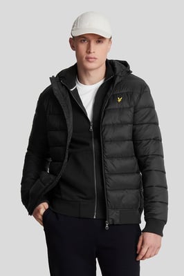Gevoerde Jas Jet Black