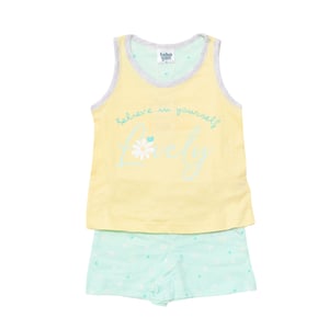 Zomerse pyjama met brede banden 22117075 meisje