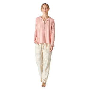 JJBEP0501 Bedrukte pyjama met lange mouwen voor dames