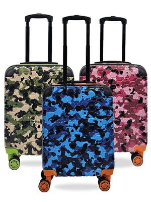 Hardshell Cabin Robust 8 Wheel ABS Luggage Travel Bag