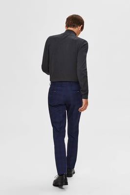 Selected Berg half zip cardigan antraciet
