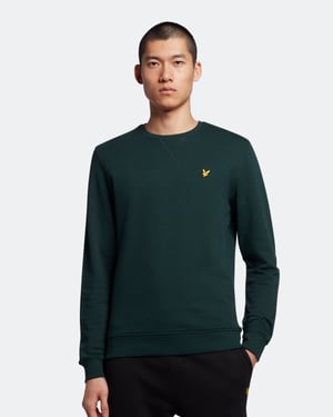 Lyle & Scott sweatshirt met ronde hals in groen