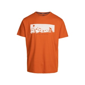 Trespass Heren Nellow Biker T-Shirt (Verbrande oranje mergel)