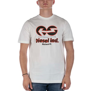 T-shirt Diesel T-Just E18 Vit