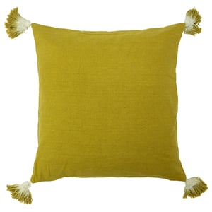 furn. Eden Slub Cotton Tasselled Cushion Cover