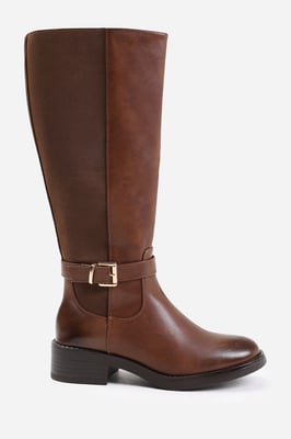 Wheres That From Womens 'Bode' Knee High Boots With Buckle Detail