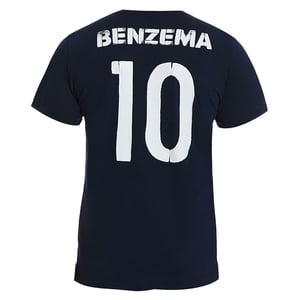 Adidas Benzema T-shirt i marinblå för herrar