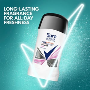 Sure Women Invisible Pure Antiperspirant Stick 72H Nonstop Protection, 3x50ml