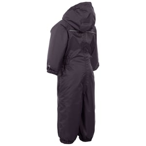 Trespass Baby Unisex Dripdrop Vadderad Vattentät Regndräkt (Mörkgrå)