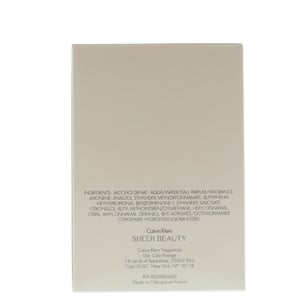 Calvin Klein Sheer Beauty Eau de Toilette 50ml Spray