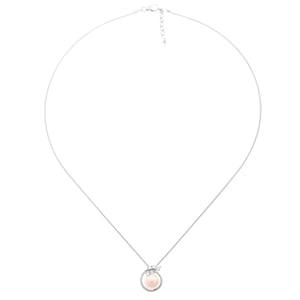 Orphelia 'Alanna' Dames 925 Sterling Zilveren Ketting met Hangertje - Zilver ZH-7117
