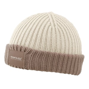 Regatta Kinderen/Kinderen Connora Fisherman Logo muts (Licht Vanille/Warm Taupe)