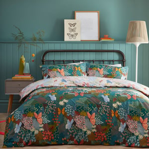Forage Floral Reversible Duvet Cover Set