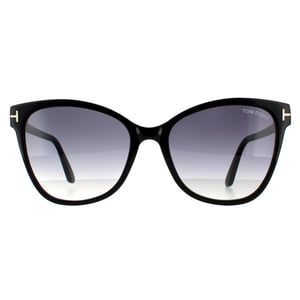 Tom Ford zonnebril ANI FT0844 01B Shiny Black Gray Gradient