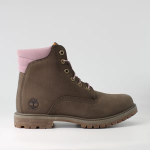 Timberland 6 Inch Premium Navy Nubuck Läder Juniorer Snörkängor A2F3U