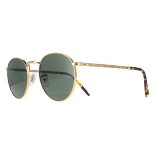 Ray-Ban Round Unisex Guld Grön RB3637 New Round