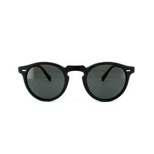 Oliver Peoples Sunglasses Gregory Peck 5217 1031/P2 Matt Black Midnight Express Polarized VFX