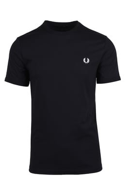 Men's Fred Perry Ringer T-Shirt in Black