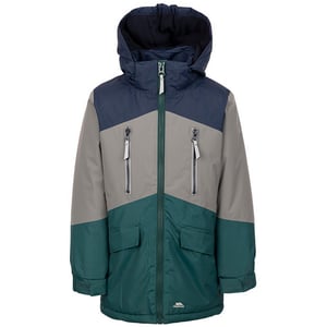 Trespass Childrens/Kids Westere Waterproof Jacket (Pine/Platinum)