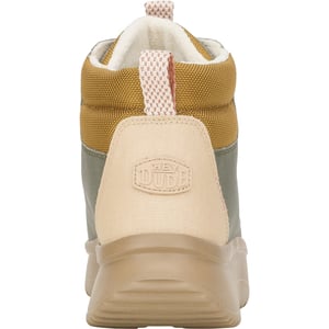 HEYDUDE Wendy Peak Apres PU Coated Canvas Damstövlar Olive