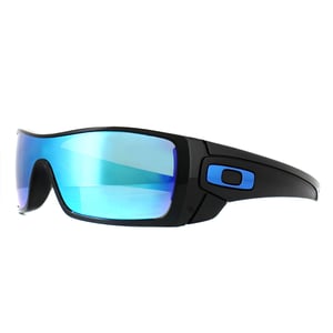 Oakley Sunglasses Batwolf OO9101-58 Polished Black Prizm Sapphire