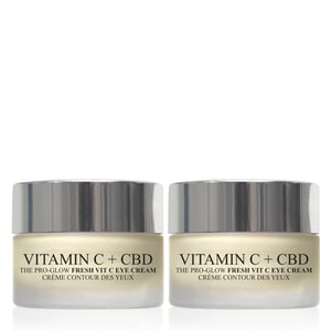 2 x Vitamin C + CBD Eye Cream 15ml