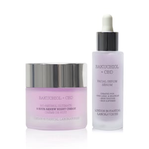 Bakuchiol bio retinol nattkräm + Bakuchiol serum