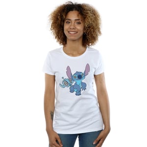Disney Dames/Dames Lilo And Stitch Hypnotized Katoenen T-Shirt (Wit)