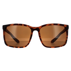 Dragon Square Mens Matte Tortoise Bronze Sunglasses