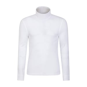 Mountain Warehouse Heren Meribel Katoenen Thermo Top (Wit)