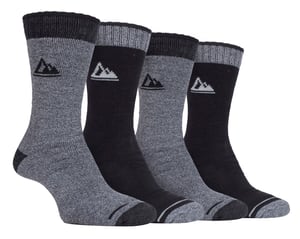 STORM BLOC - 4 Pairs Mens Cushion Sole Hiking Work Boot Socks