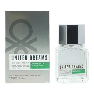 Benetton United Dreams Aim High Eau de Toilette 60ml Spray For Men