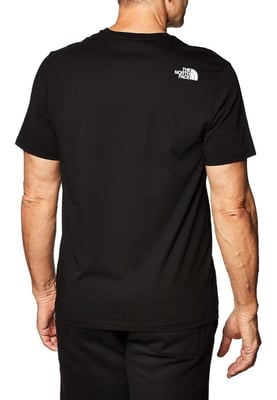 The North Face M Standaard SS T-shirt in Zwart
