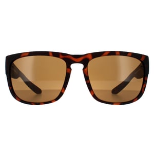 Dragon Square Mens Matte Tortoise Bronze Sunglasses