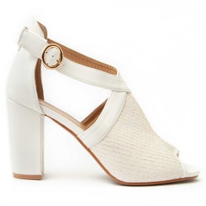 Montevita Heel Sandal Avara In White