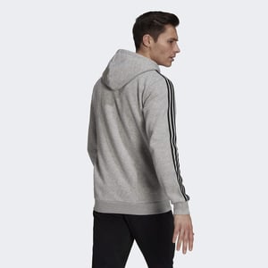 Essentials Fleece 3-Stripes Full-Zip Hoodie