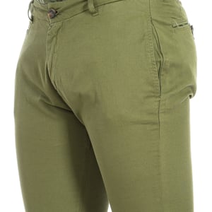 Long trousers with straight cut and hems TMT014-TL121 for men