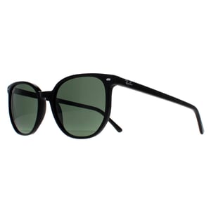 Ray-Ban Vierkant Unisex Gepolijst Zwart G15 Groen RB2197 Elliot