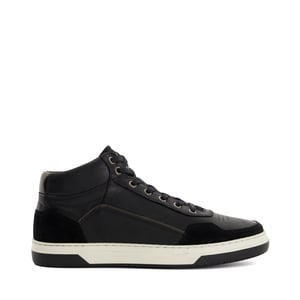 Dune Mens Sydnies - Contrast Perforated High Top Trainers