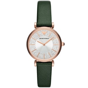 Emporio Armani Gianni T-bar Women's Green Watch AR11517