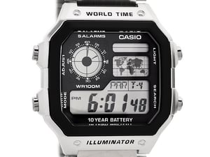 Casio Casio Collection Men's Silver Watch AE-1200WHD-1AVEF