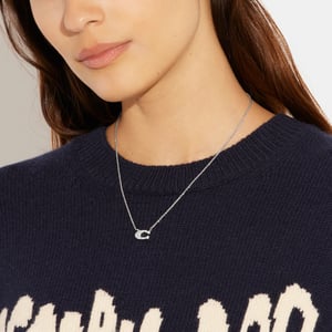 Pave Signature C Necklace