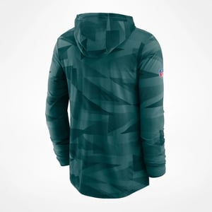 Nike Dri-Fit NFL Philadelphia Eagles Green Pullover Men Sideline Hoodie NKD8 3JD